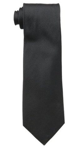 Calvin Klein Men's Silver Spun Solid Tie